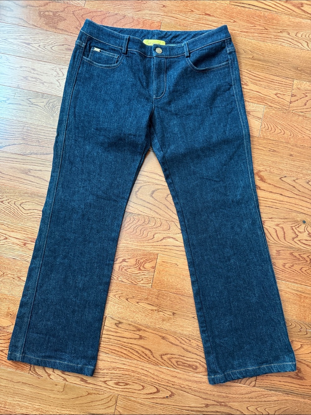 St. John Dark Blue Flare Jeans